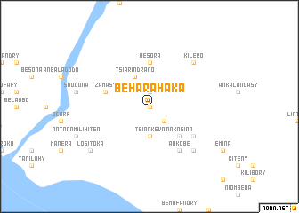 map of Beharahaka