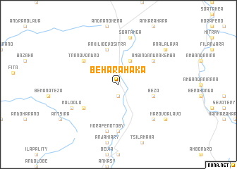 map of Beharahaka