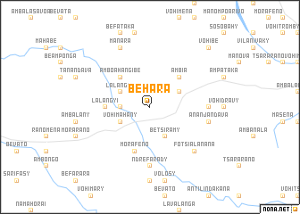 map of Behara