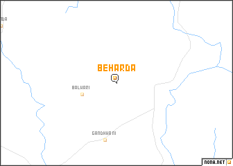 map of Beharda