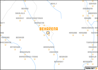 map of Beharena