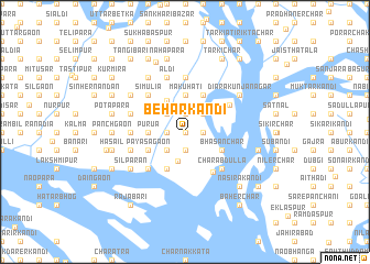 map of Behārkandi