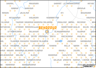 map of Behārpur