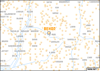 map of Behār