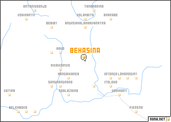 map of Behasina