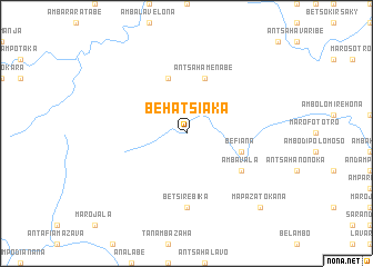 map of Behatsiaka