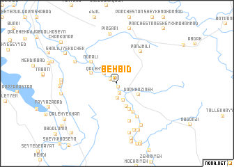 map of Beh Bīd