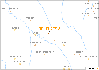 map of Behelatsy