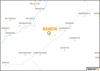 map of Behena