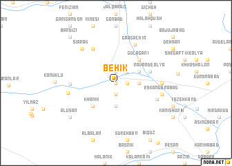 map of Behīk