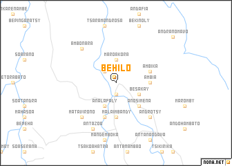 map of Behilo