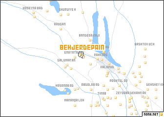 map of Behjerd-e Pā\