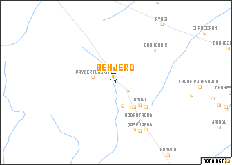 map of Behjerd