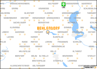 map of Behlendorf