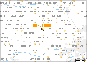 map of Behlenheim