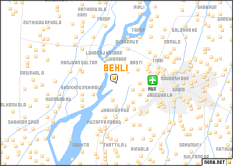 map of Behli