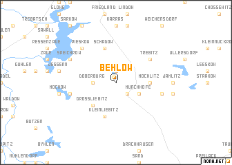 map of Behlow