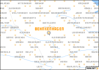 map of Behnkenhagen