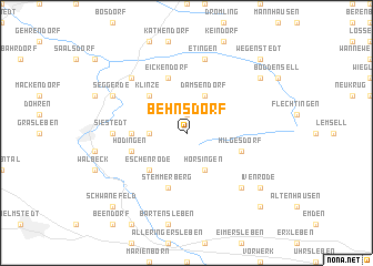 map of Behnsdorf