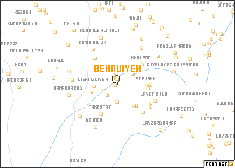map of Behnū\