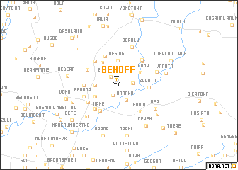 map of Be Hoff