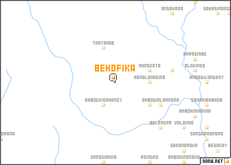 map of Behofika