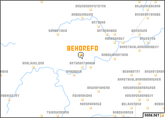 map of Behorefo