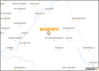 map of Behorofa