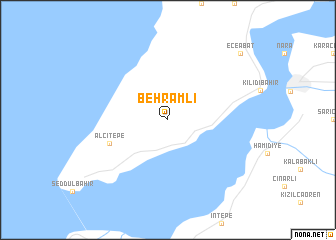 map of Behramlı