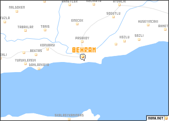 map of Behram