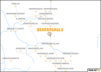 map of Behrang Hulu