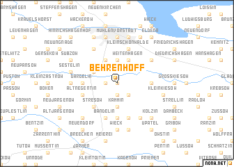 map of Behrenhoff