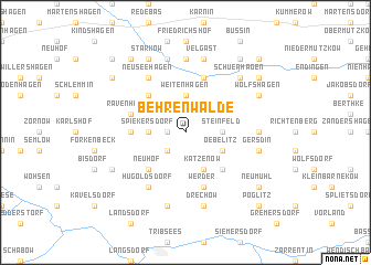 map of Behrenwalde
