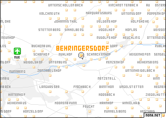 map of Behringersdorf