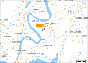 map of Behru Kir