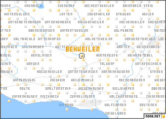 map of Behweiler