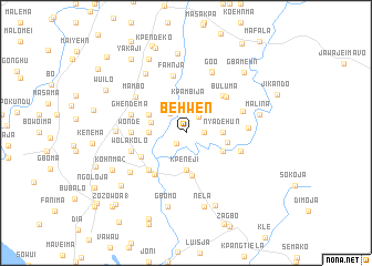 map of Behwen