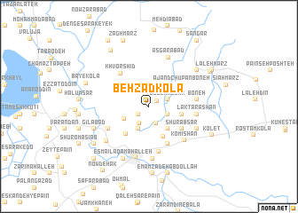 map of Behzād Kolā