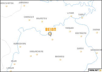 map of Bei\