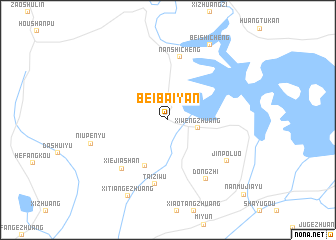 map of Beibaiyan