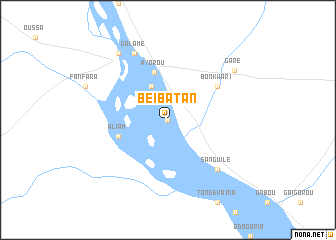 map of Beïbatan