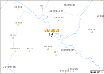 map of Beibuzi