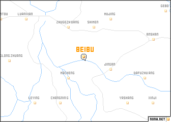 map of Beibu