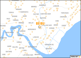 map of Beibu