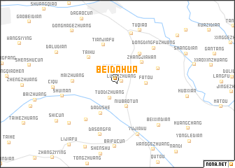 map of Beidahua