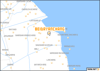 map of Beidayanchang