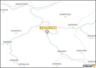 map of Beidianzi