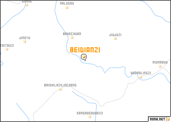 map of Beidianzi