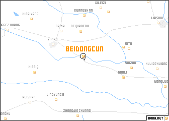 map of Beidongcun