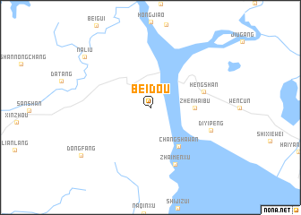 map of Beidou